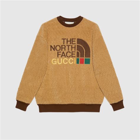 immaggine felpa gucci|The North Face x Gucci Collection.